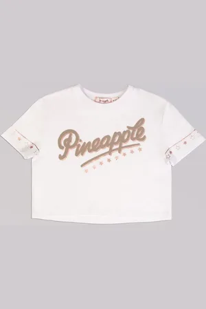 Pineapple Logo Girls Dance Crop T-shirt5 - 6 år (110 - 116cm)