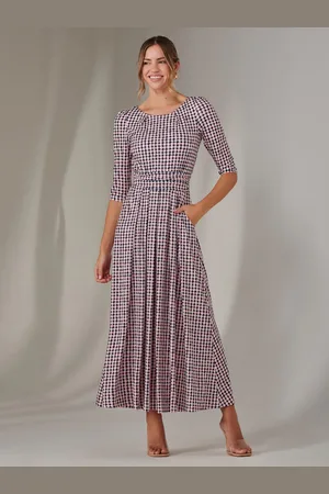 Jolie Moi Enya 3/4 Sleeve Jersey Midaxi Dress42