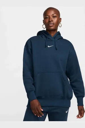 Nike Sportstøj Phoenix Fleece Oversized Mini Swoosh Pullover Hættetrøje44-46