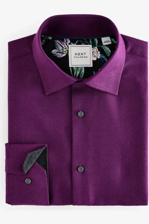 Next Trimmed Easy Care Single Cuff Oxford Shirt46cm R (UK 18 R)