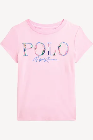 Ralph Lauren Girls Logo 100% Cotton Jersey T-Shirt2 år (92cm)
