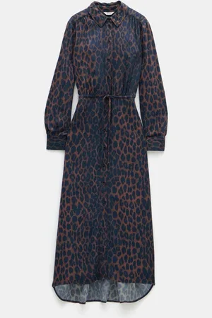 Hush Puppies Tryk Rosey Midi Skjortekjole34