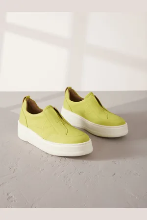 Next Slip On Signature Forever Comfort Læder Chunky Kilehæle Platform Trainerseu36