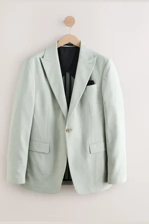 Next Linen Blend Texture Suit Jacket40s