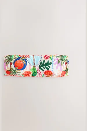 Next Kontrastfrill Bandeau Bikini36