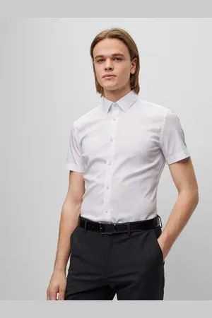 HUGO BOSS Extra Slim Fit Stretch Poplin Shirt15in