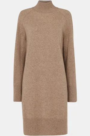 Whistles Cashmere Funnel Neck Dresssmall