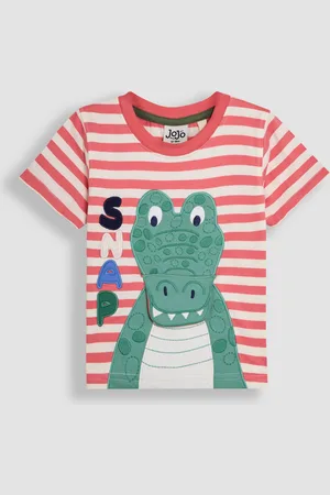 JoJo Maman Bébé Interactive Appliqué 100% Cotton T-Shirt8692cm