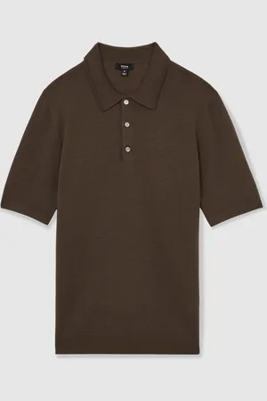 Reiss Manor Merino Wool Kortærmet Polo-skjorterX-Large