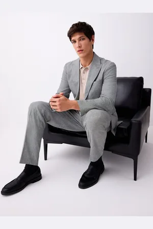 Next Linen Blend Texture Suit Jacket40l