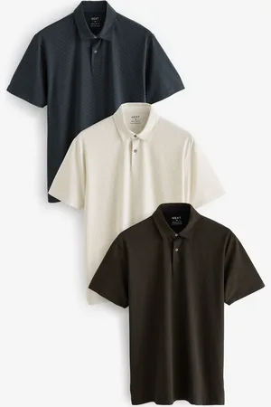 Next Kortærmet jersey poloskjorter 3 PakkeXL