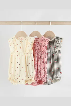 Next Baby Sløjfe Rompers 3 Pakke9298cm