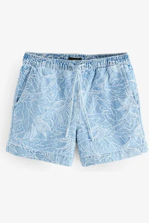 Next 100% Bomuld Kortærmet Denim Skjorter34