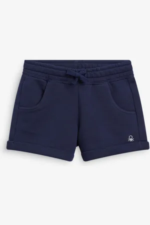Benetton Girls 100% Cotton Jersey Shorts7 - 8 år (122 - 128cm)