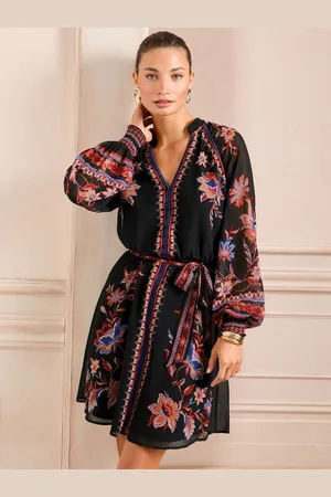 Love & Roses Mini Shirt Dress40