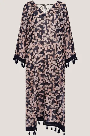 Monsoon Alwena Block Print Kaftan Dressen