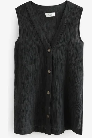 Next Crinkle Linen Waistcoat38