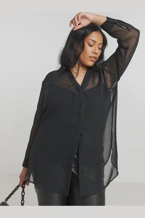Simply Be V-Neck Sheer Shirt42