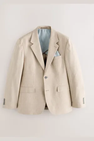 Next Hør Blend Texture Jakkesæt Jakke44l
