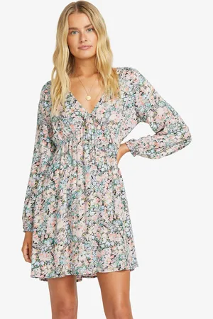 Billabong Summer Blomster Open Back KjoleM 10