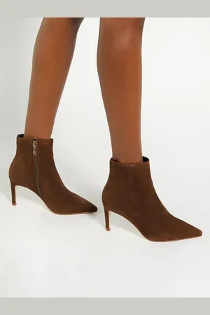 Dune Obsessively Mid Set Back Point Heeled Ankel Støvler