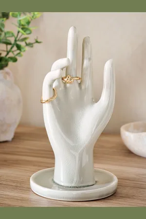 Next Ceramic Hand Ring and Jewellery HolderEn