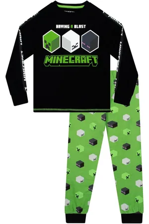 Character 100% Cotton Minecraft Pyjamas7 - 8 år (122 - 128cm)