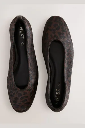 Next Forever Comfort Leather Round Toe Ballerinas