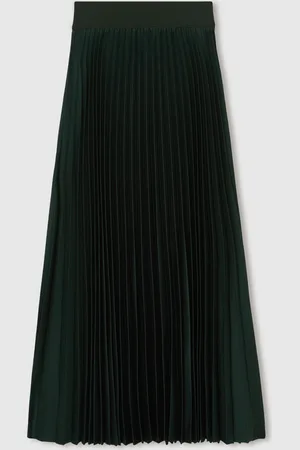 Reiss Seren Pleated Midi Skirt44