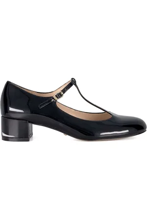 Dune Believable Low T Bar Maryjane Low Block Heels