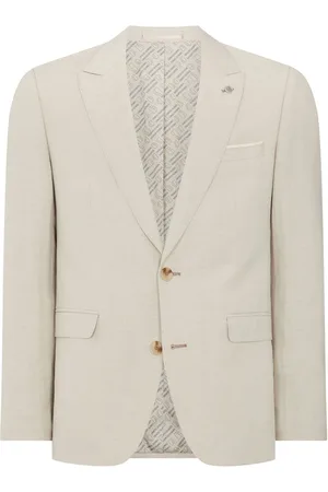 Remus Slim Fit Linen-Blend Suit Jacket44r