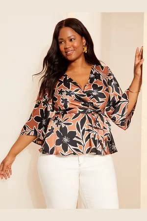 Friends Like These Kimono Wrap Bluser