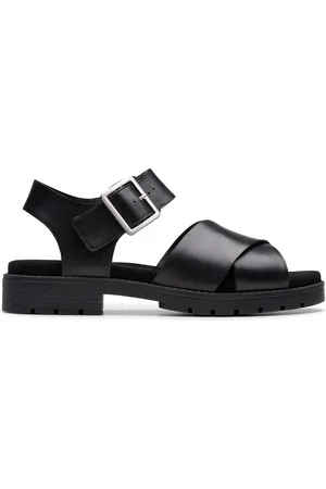 Clarks Leather Orinoco Cross Sandalseu355