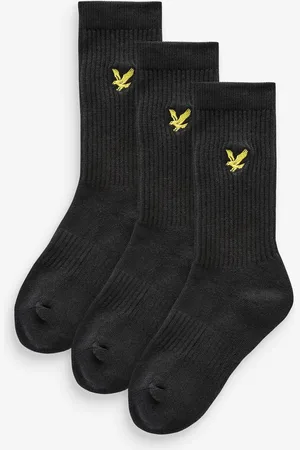 Lyle & Scott Boys Scout Cotton Sports Socks 3 Pack6 - 9 år (116 - 134cm)