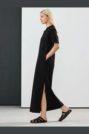Next Heavyweight Short Sleeve Crew Neck Maxi T-Shirt Dress46høj
