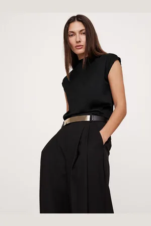 Banana Republic Silky Cotton Mock-Neck Topsmall