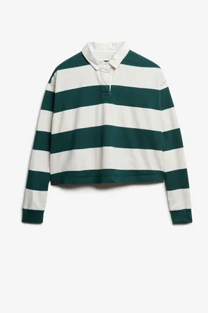 Superdry Ath Essential Stripe 100% Cotton Rugby T-Shirt44