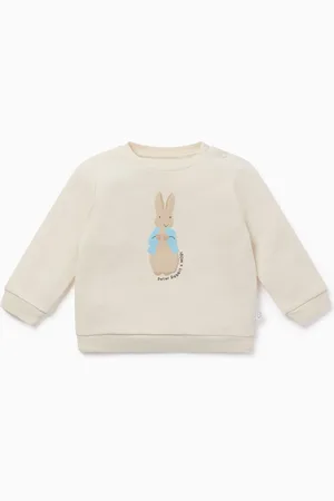 Mori Cream Organic Cotton and Bamboo Cotton Peter Rabbit Sweatshirt2 - 3 år (92 - 98cm)