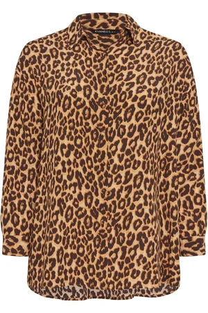 Evans Dyreprint Brown Skjorter48