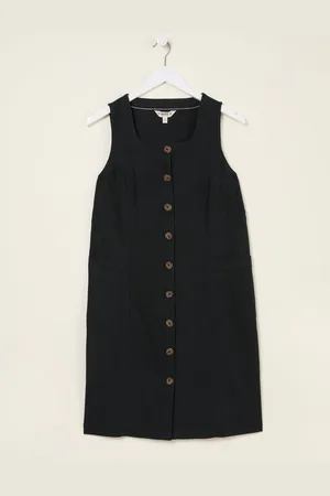 Fat Face FatFace Button Linen Dress46høj