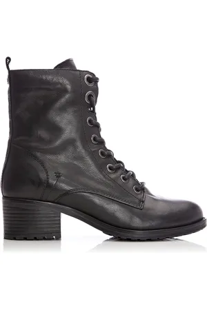 Moda In Pelle Bezzie Lace-Up Leather Ankle Boots
