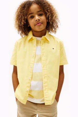 Tommy Hilfiger Stretch Oxford Short Sleeve Shirt158164cm