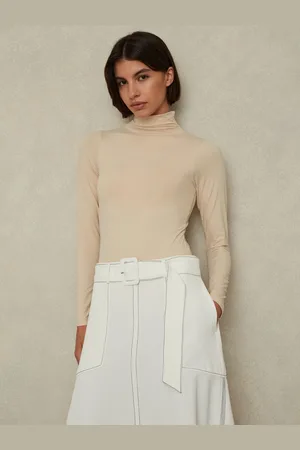 Reiss Alba Seamless Højhalset Thong Sparkedragt40