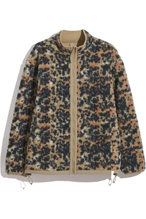 Farah Green Crown Camo Fleece TopXXL