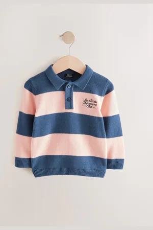Next Knitted Rugby Shirt (3mths-7yrs)1.5 - 2 år (86 - 92cm)