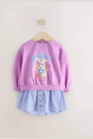 Next Long Sleeve Shirt Sweat Dress (3mths-7yrs)6 - 9 måneder (68 - 74cm)