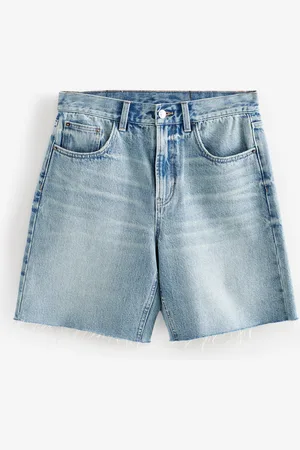 Next 100% Cotton Slouch Relax Denim Shorts38