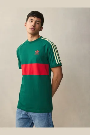 adidas 3-Stribet Panel 100% T-shirt i bomuldMedium Regelmæssig