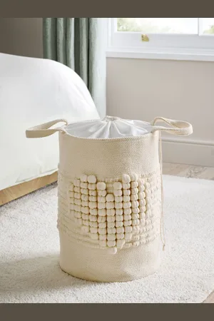 Next Bobble Heart Laundry Bag Basketen
