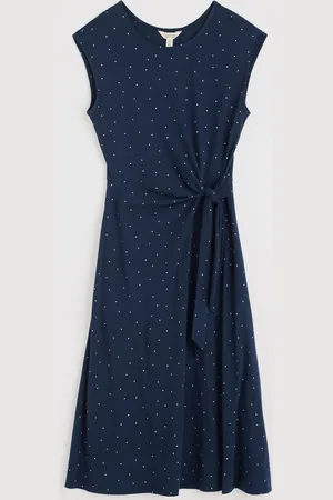 Seasalt Cornwall Fettling Jersey Tie Detail Midi Dress44
